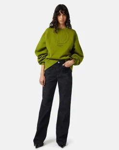 Women Iceberg Crew-neck Sweatshirt In Technical Cotton