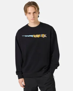 Iceberg Crewneck Sweatshirt With Garfield Print
