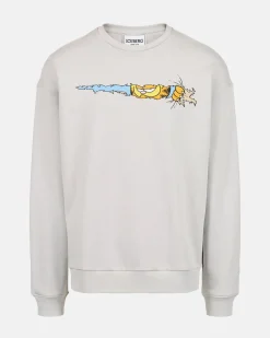 Iceberg Crewneck Sweatshirt With Garfield Print