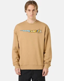 Iceberg Crewneck Sweatshirt With Garfield Print