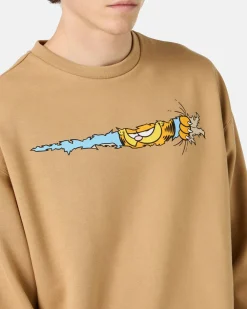 Iceberg Crewneck Sweatshirt With Garfield Print