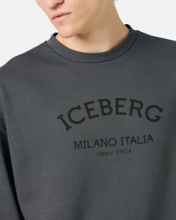 Iceberg Crew-neck Sweatshirt With Logo