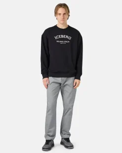 Iceberg Crew-neck Sweatshirt With Logo