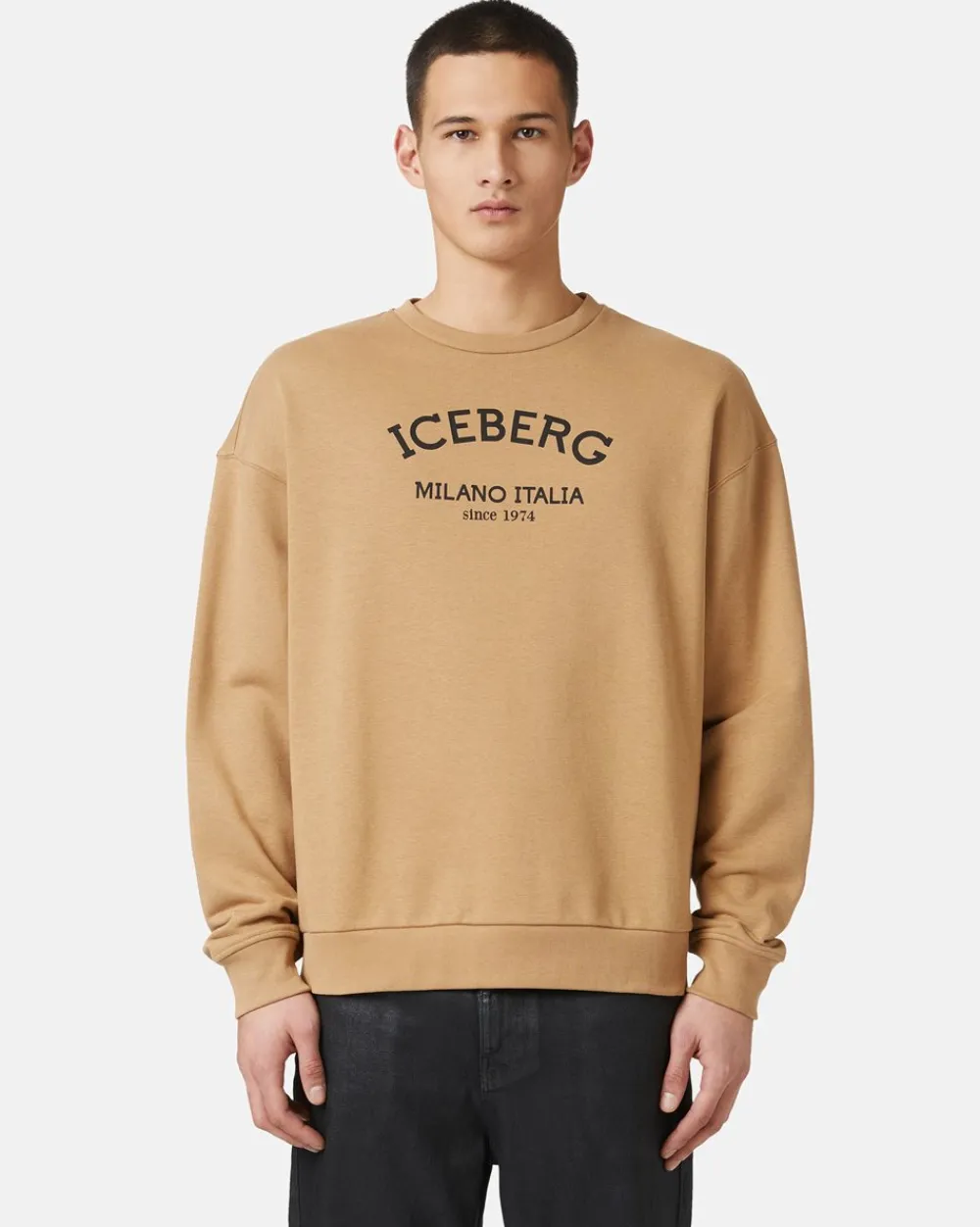 Iceberg Crew-neck Sweatshirt With Logo