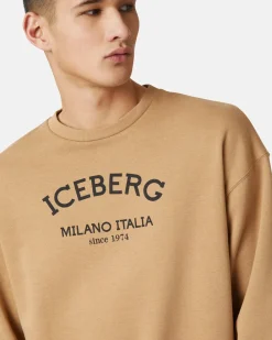 Iceberg Crew-neck Sweatshirt With Logo