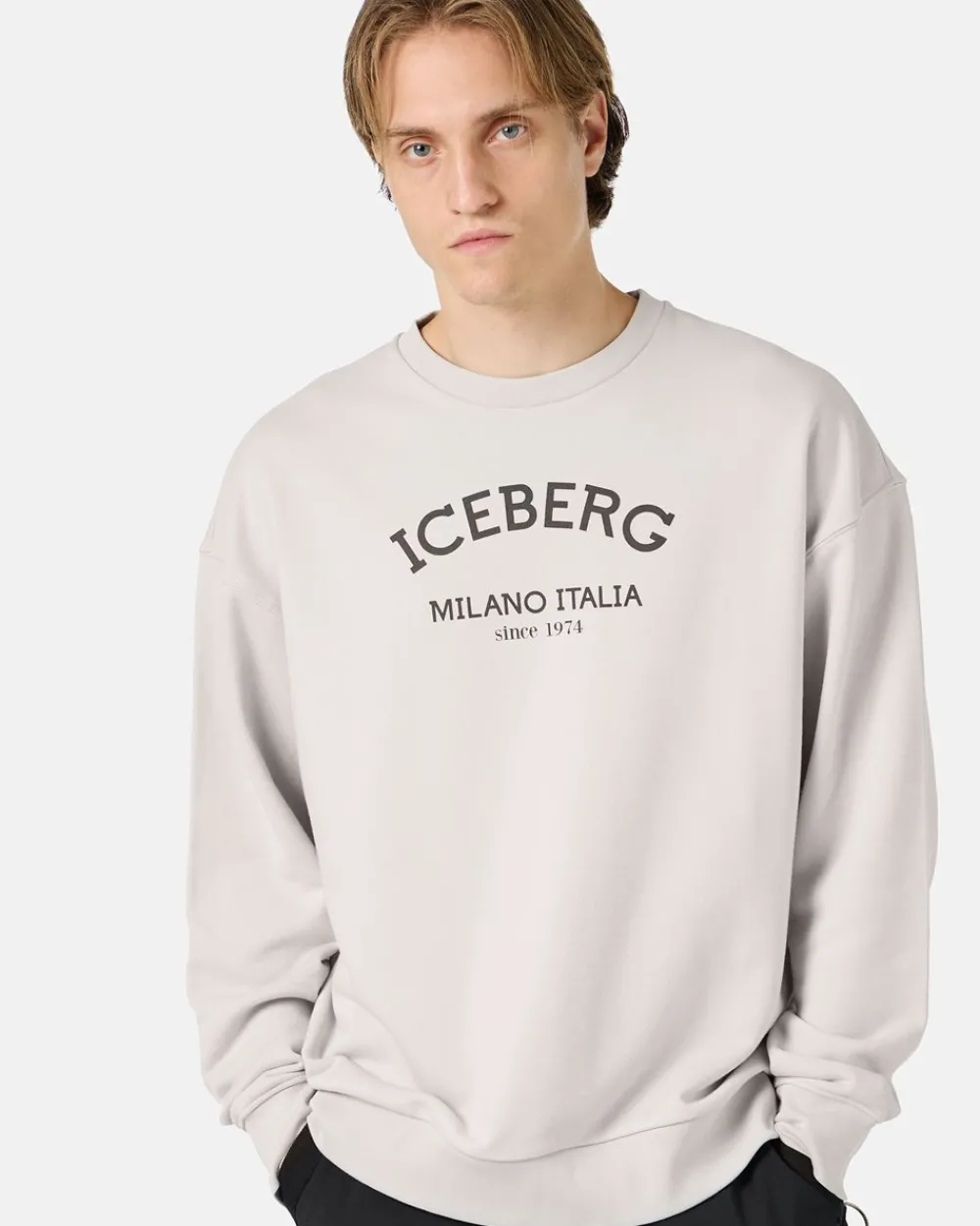 Iceberg Crew-neck Sweatshirt With Logo