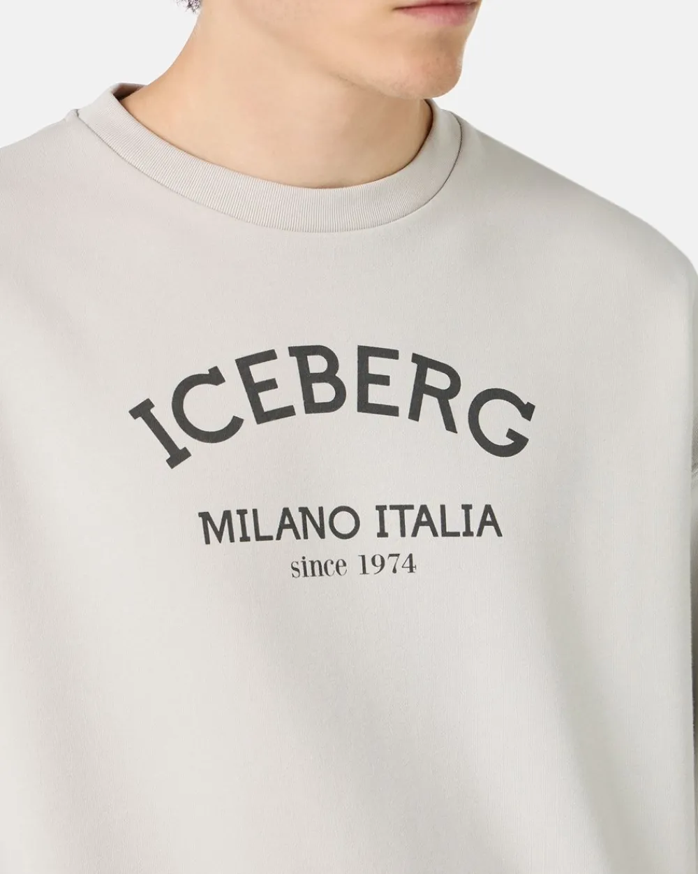 Iceberg Crew-neck Sweatshirt With Logo