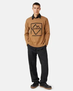 Iceberg Crew-neck Wool Blend Sweater