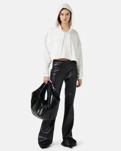 Women Iceberg Cropped Sweatshirt With Hood