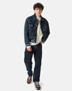 Iceberg Denim Jacket With Vintage Treatment