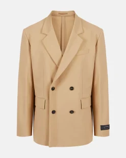 Iceberg Double-breasted Jacket In Double Stretch Fabric