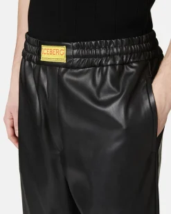 Iceberg Eco-leather Joggers