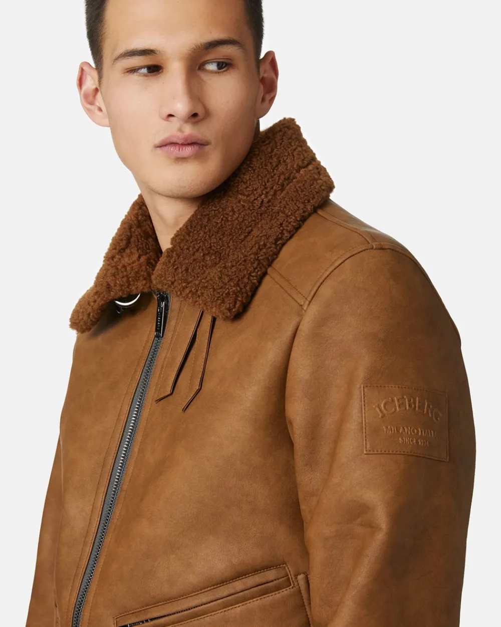 Iceberg Eco Sheepskin With Embossed Patch