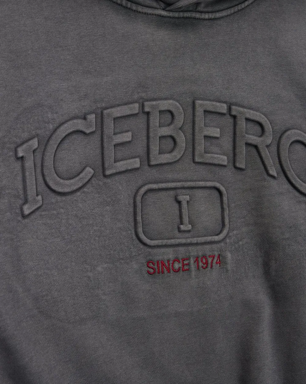 Kids/BOY Iceberg Faded Gray Sweatshirt With Hood And Logo