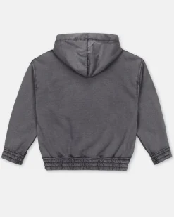 Kids/BOY Iceberg Faded Gray Sweatshirt With Hood And Logo