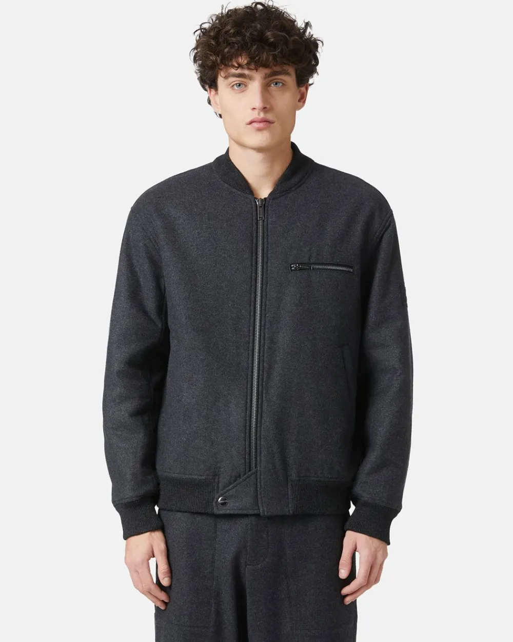 Iceberg Flannel Jacket With Embroidered Bear