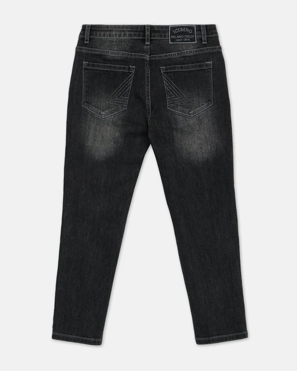 Kids/BOY Iceberg Gray Stonewashed 5-pocket Jeans