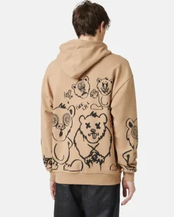 Iceberg Hooded Sweatshirt With Bear Print