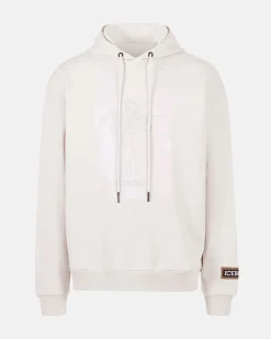 Iceberg Hooded Sweatshirt With Rubberized Print