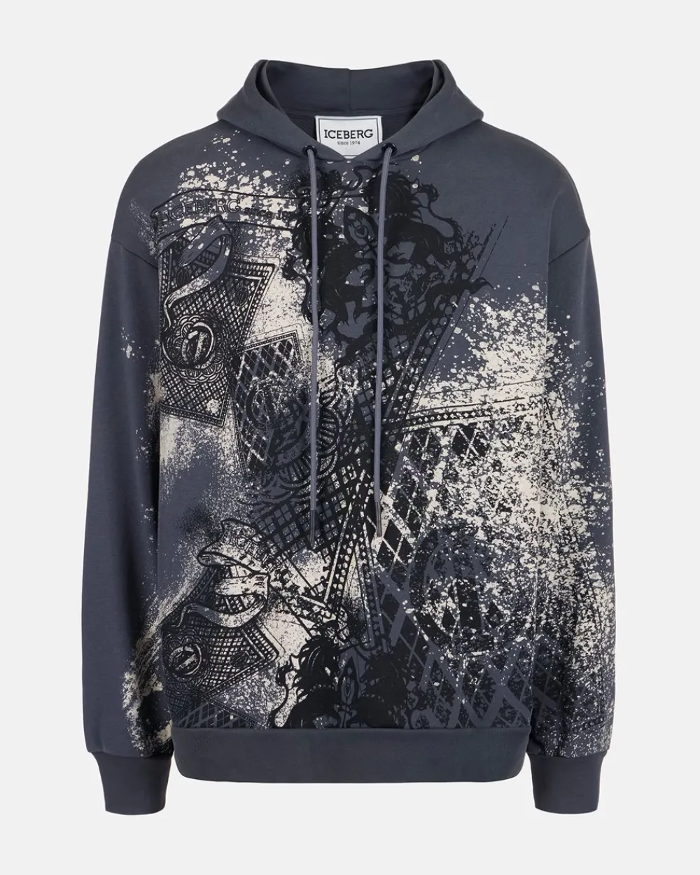 Iceberg Hoodie With Prints