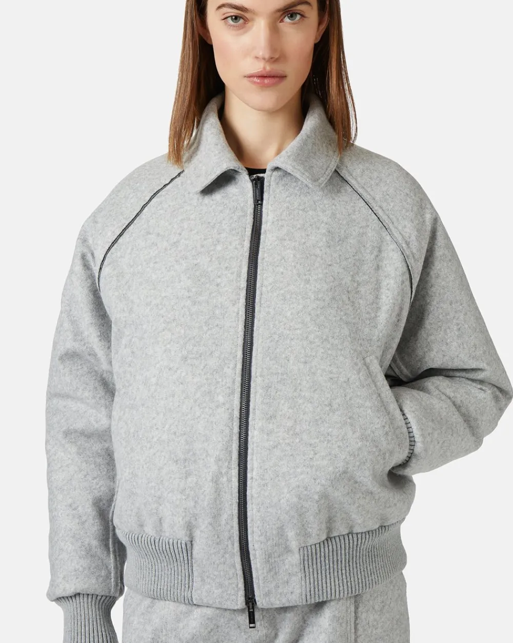 Women Iceberg Jacket With Hood In Double Technical Cloth
