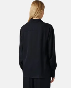 Women Iceberg Jacquard Viscose Shirt With Snake Design