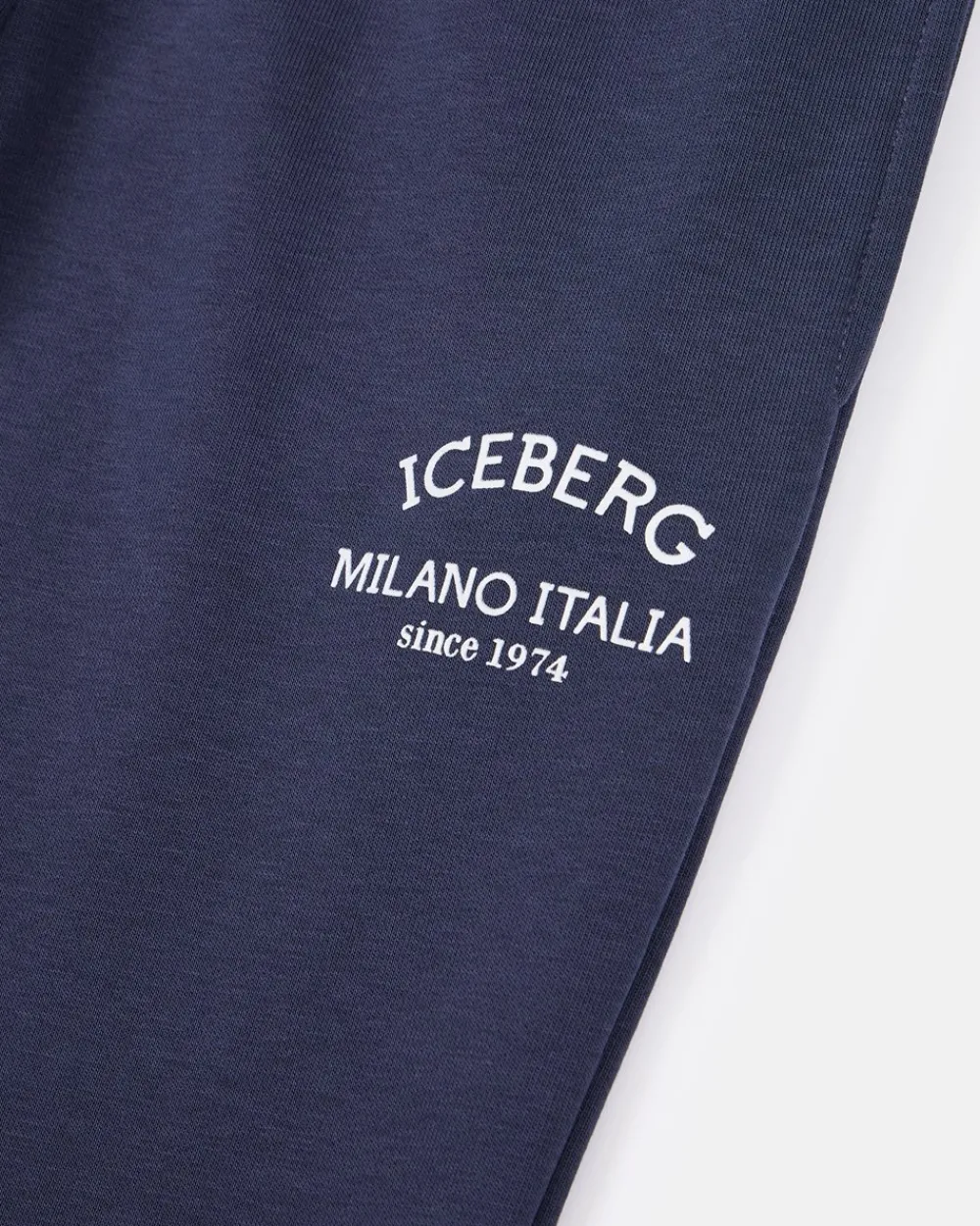 Kids/BOY Iceberg Jogger Sweatpants In Blue With Institutional Logo