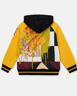 Kids/BOY Iceberg Junior Collection Black Hooded Sweatshirt
