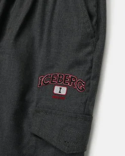 Kids/BOY Iceberg Junior Collection Cargo Trousers