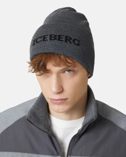 Iceberg Knitted Beanie Hat