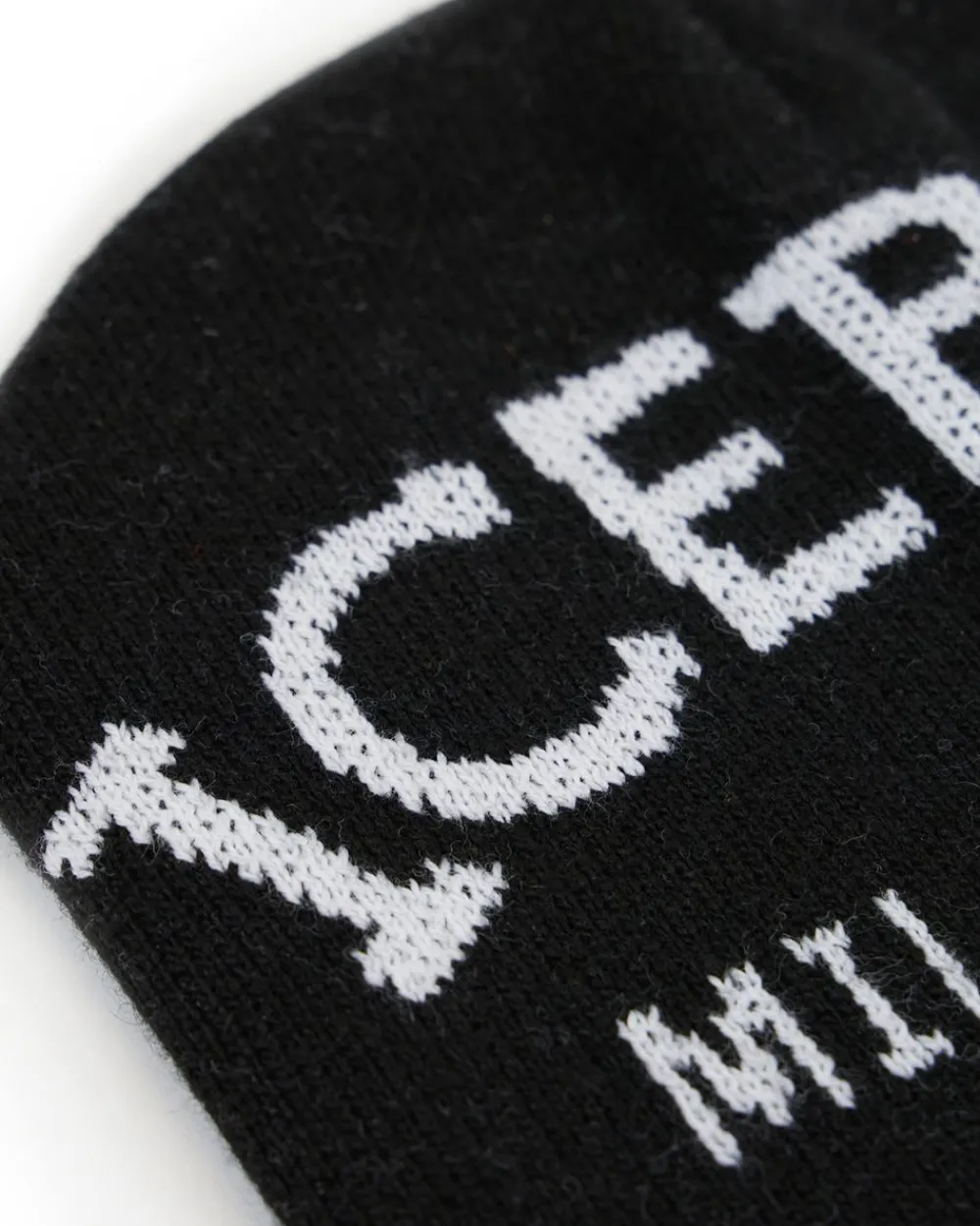 Iceberg Knitted Hat In Carded Wool Blend
