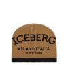 Iceberg Knitted Hat In Carded Wool Blend