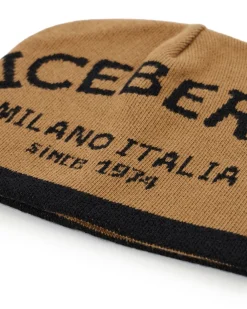 Iceberg Knitted Hat In Carded Wool Blend
