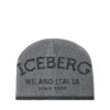 Iceberg Knitted Hat In Carded Wool Blend
