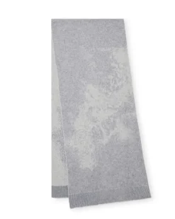 Women Iceberg Knitted Scarf With Jacquard Workmanship