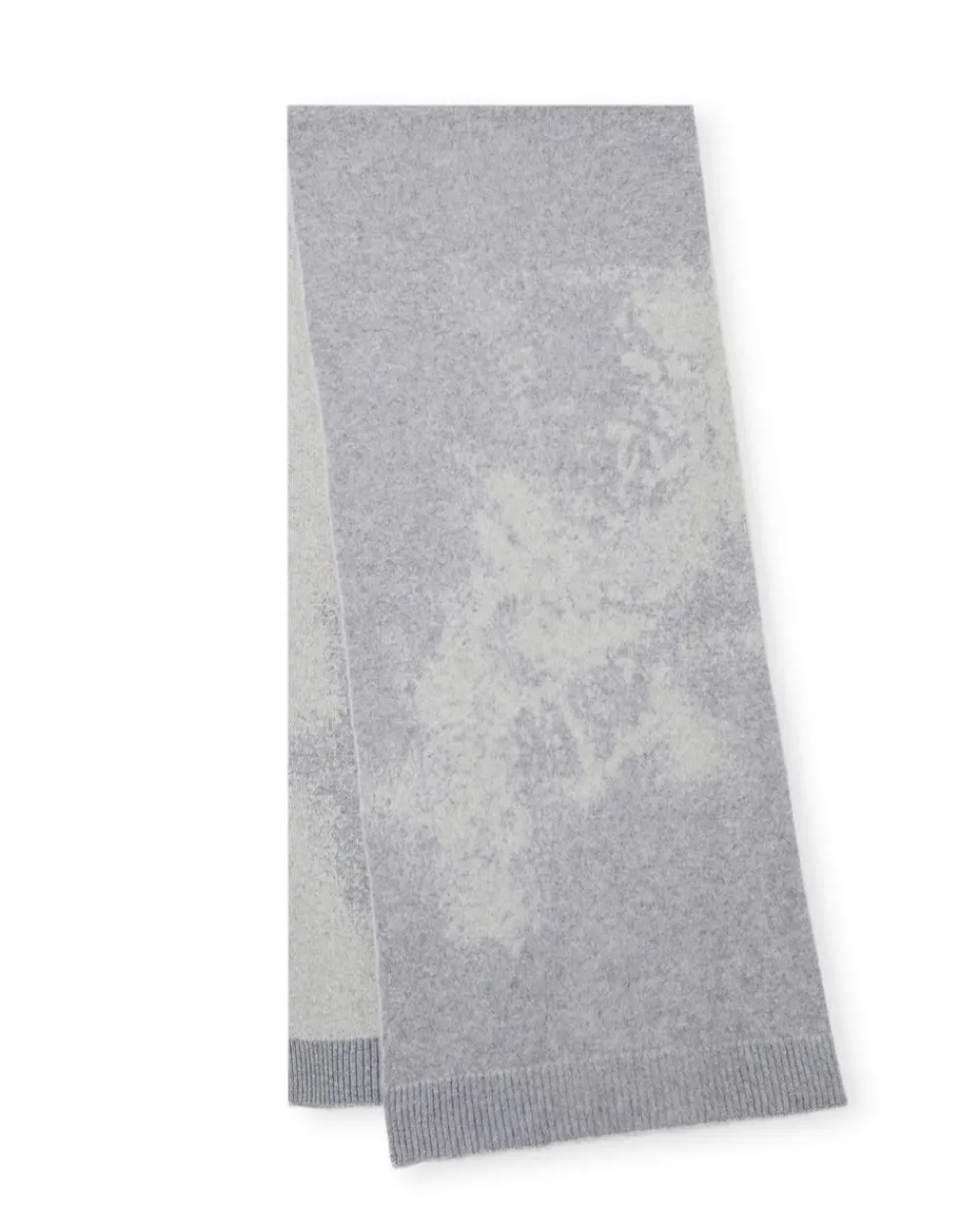 Women Iceberg Knitted Scarf With Jacquard Workmanship
