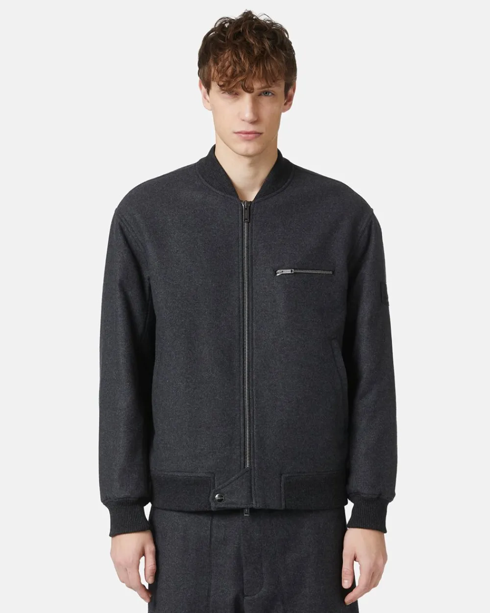 Iceberg Melange Flannel Jacket