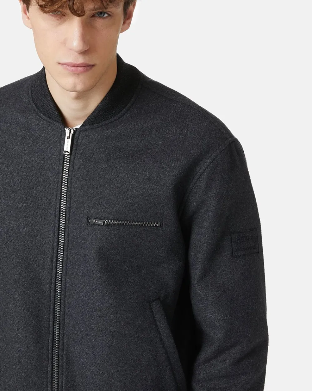 Iceberg Melange Flannel Jacket