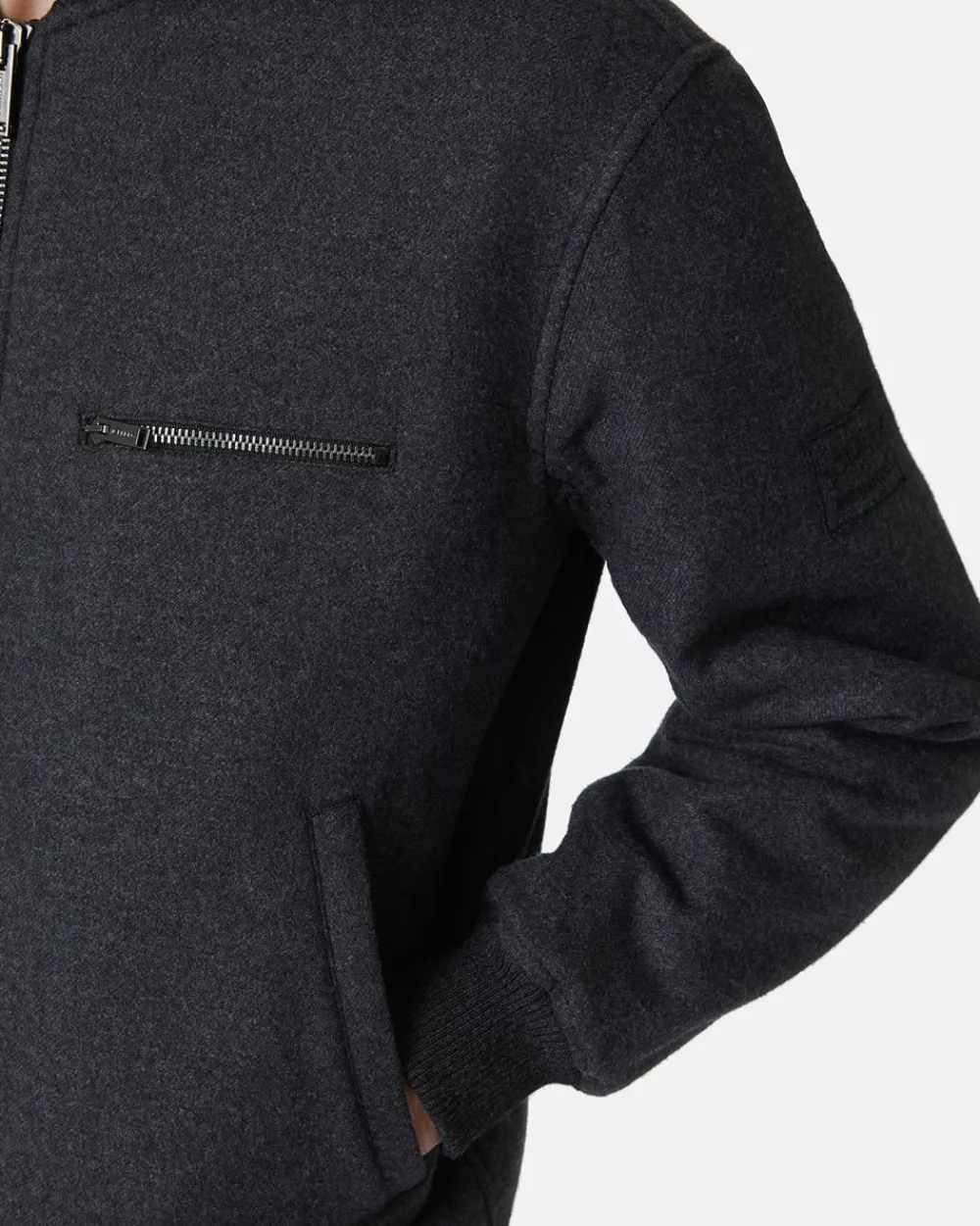 Iceberg Melange Flannel Jacket