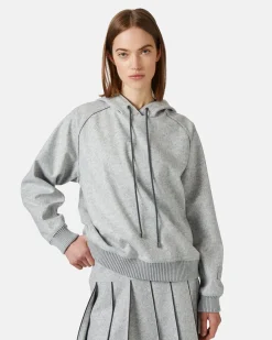 Women Iceberg Melange Hooded Sweatshirt