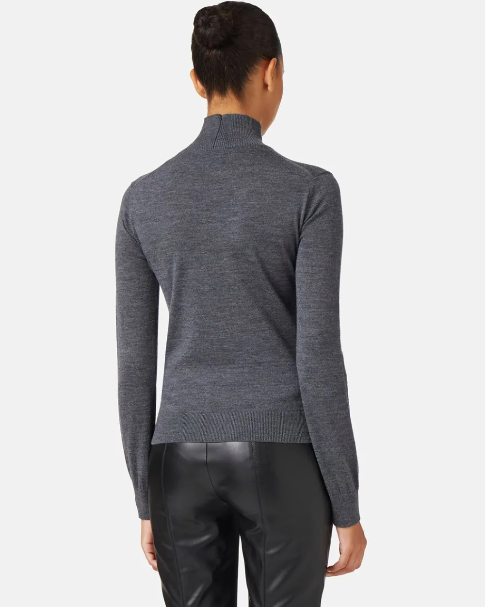 Women Iceberg Merino Mock-neck Sweater