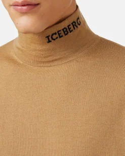 Iceberg Mock Sweater In Extra-fine Merino