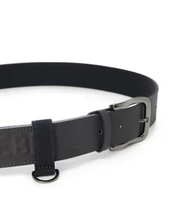 Iceberg Nappa Belt With Embossed Logo