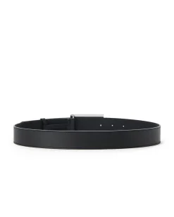 Iceberg Nappa Leather Belt With ICB Milano Italia Buckle
