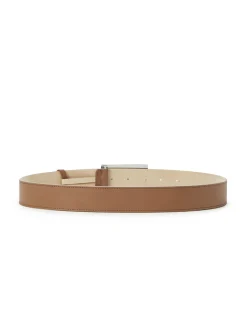 Iceberg Nappa Leather Belt With ICB Milano Italia Buckle