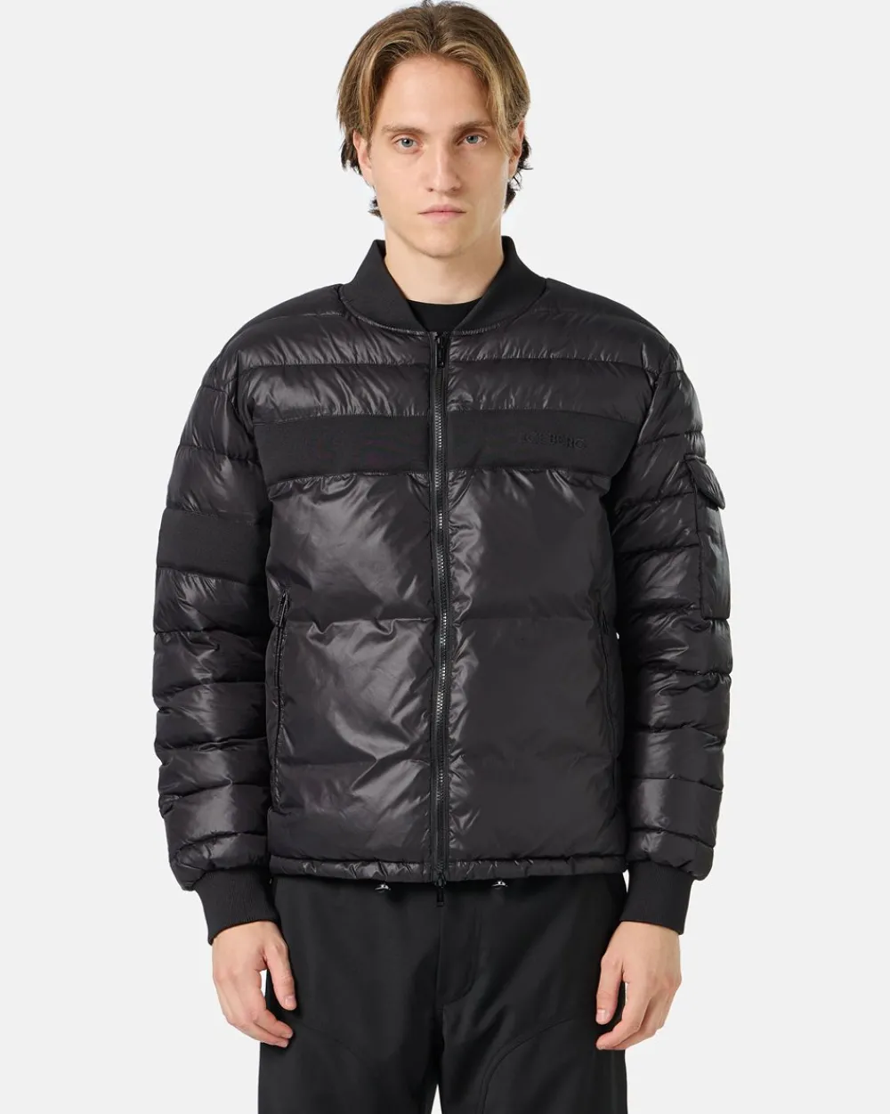 Iceberg Nylon Jacket With Allover Logo