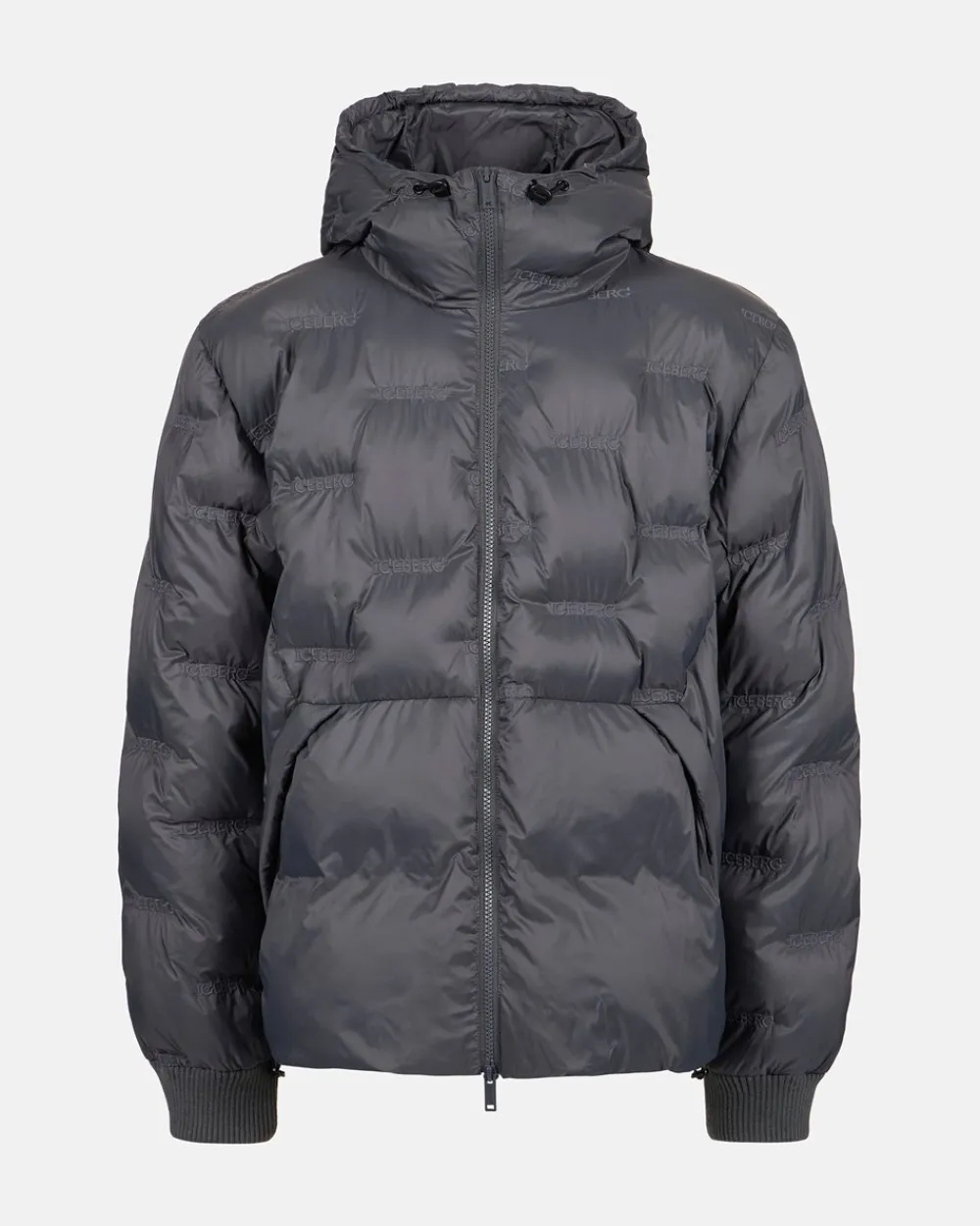 Iceberg Nylon Jacket With Allover Logo
