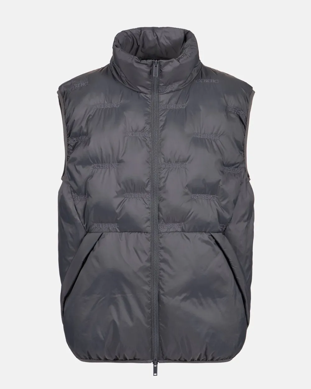 Iceberg Nylon Vest With Embroidery