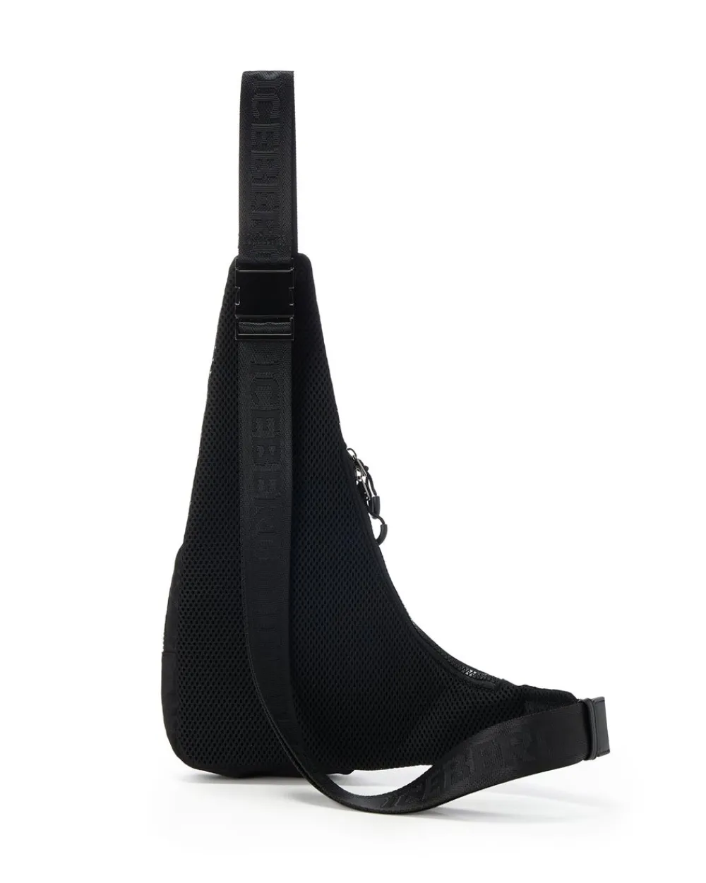 Iceberg One-shoulder Backpack With Allover Logo