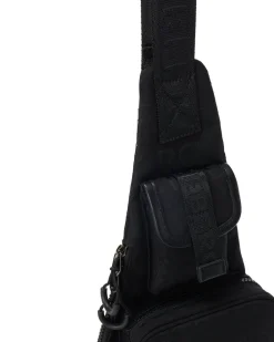 Iceberg One-shoulder Backpack With Allover Logo